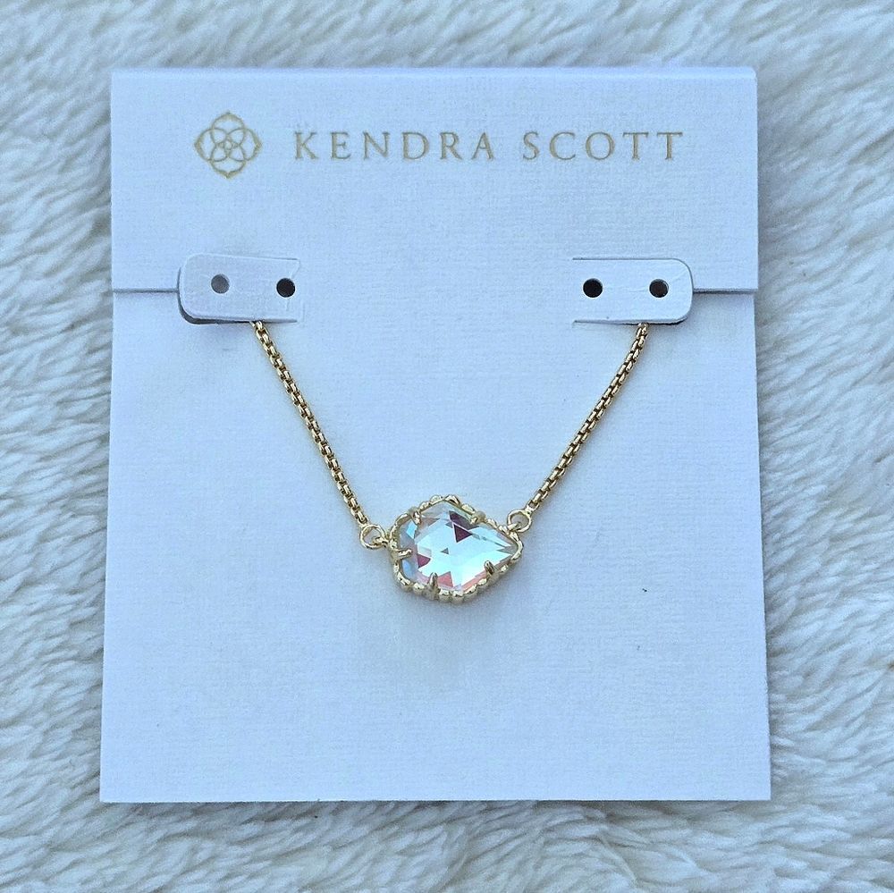 Kendra Scott "Tess" Dichroic Glass🪟 Pendant Necklace - NWT - Picture 1 of 16